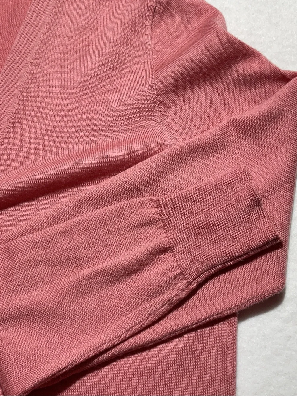Tory Burch Rose Pink Button-Front V-Neck Cardigan